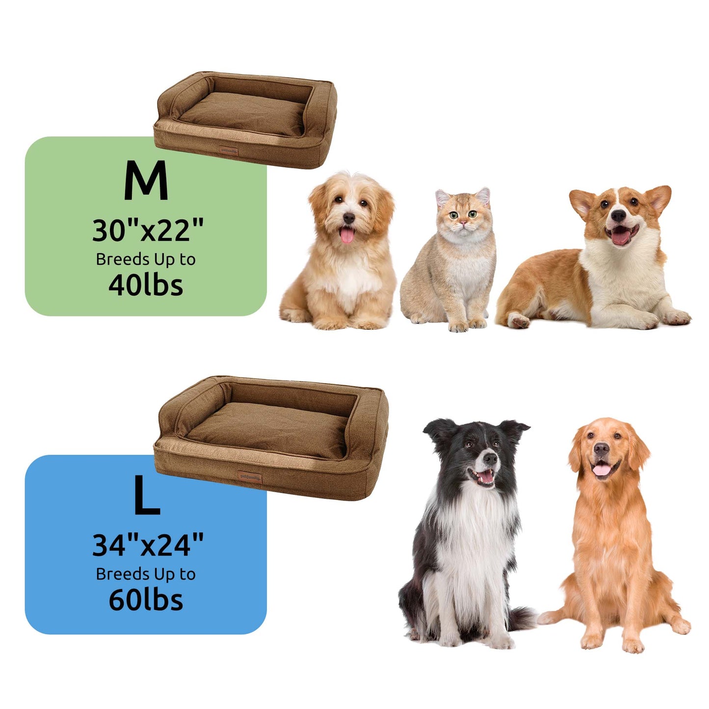 Pet Bed , Brown