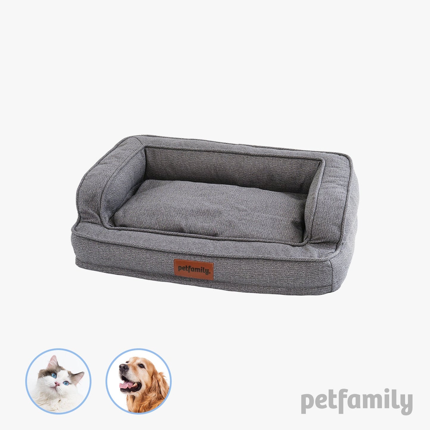 Pet Bed, Grey