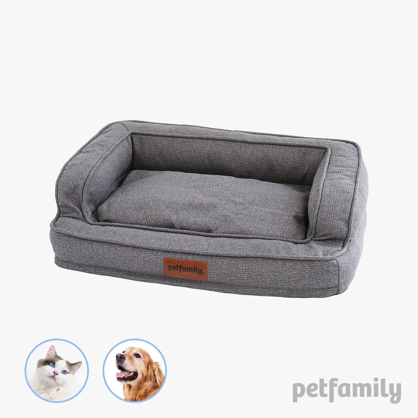 Pet Bed, Grey