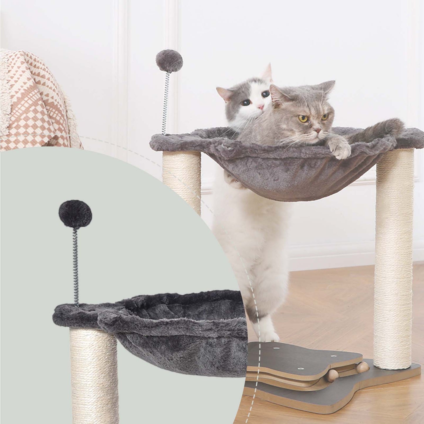 Cat Scratching Post with Hammock