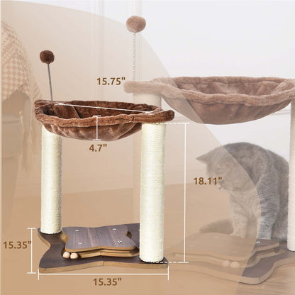 Cat Scratching Post with Hammock